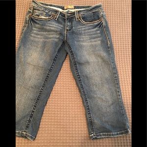 Denim Short Capris